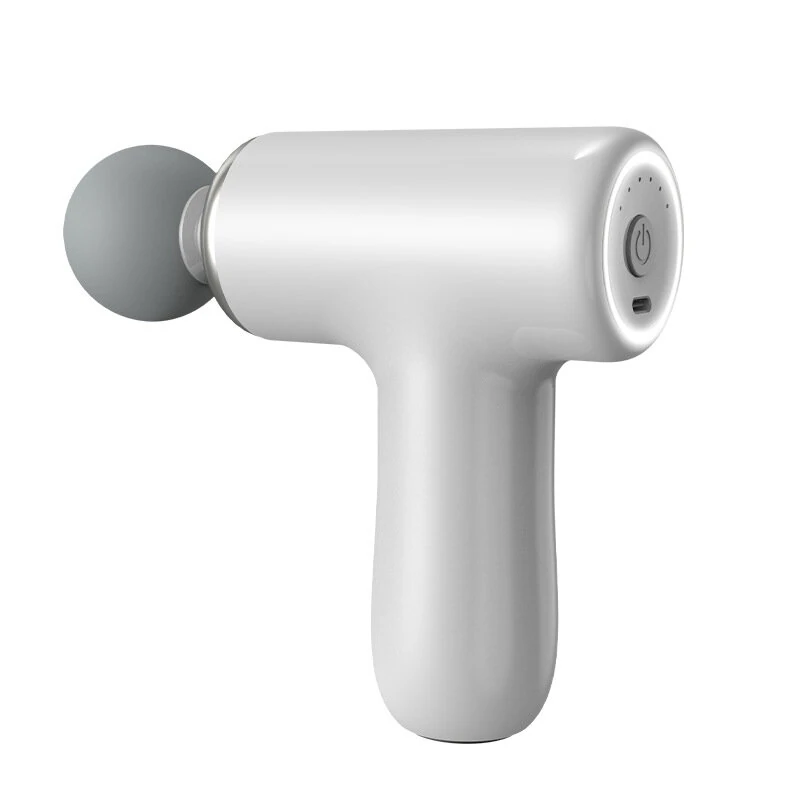 Electric Mini Muscle Massage Gun 6 Speed 4 Massage Heads Professional Vibration Massager Fitness Fascia Gun (image for) Electric Mini Muscle Massage Gun 6 Speed 4 Massage Heads Professional Vibration Massager Fitness Fascia Gun